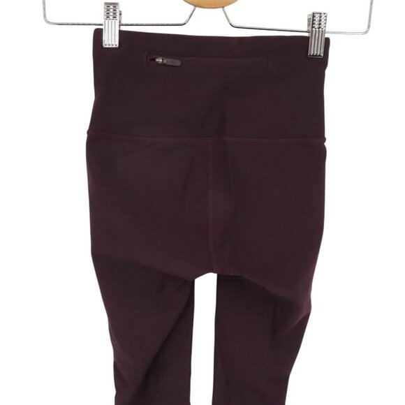 Lululemon Women 2 Zoned In Tight 27in Cassis Deep Purple Athletic Leggings Pants - Picture 7 of 12